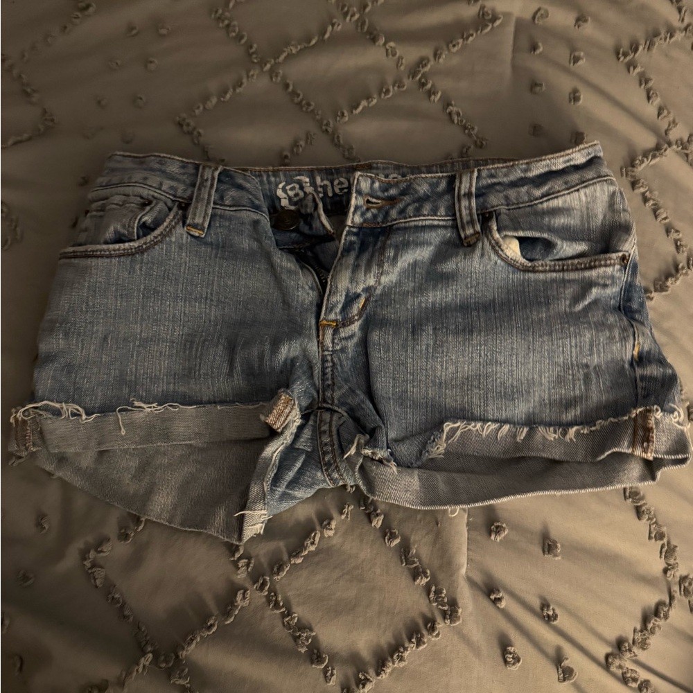 Casual Blue Denim Jean Shorts